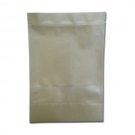 Small Kraft bag with ZipLock style closure