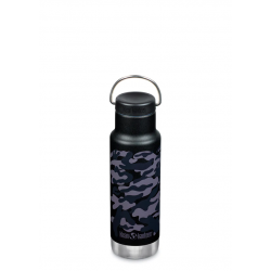 Botella Térmica  clásica 'Insulated' Black Camo 12 onzas Loop cap