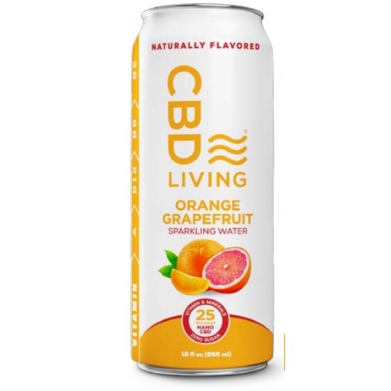 Orange-Grapefruit Fizzy Hemp Drink