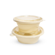 1050 ml corn starch bowl with PET lid