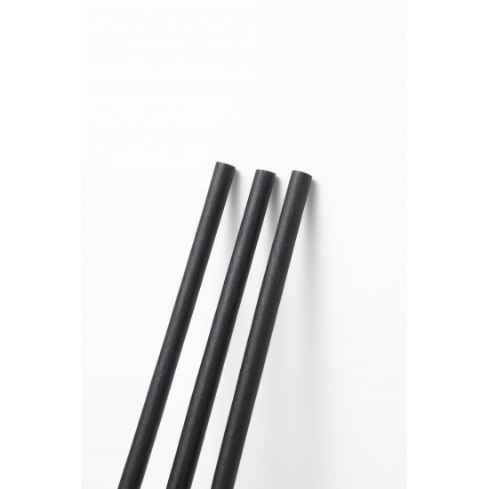Black Agave Straw 6 mm x 21 cm, Wrapped Black Agave Straw 6 mm x 21 cm, Wrapped