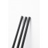 Black Agave Straw 6 mm x 21 cm, Wrapped