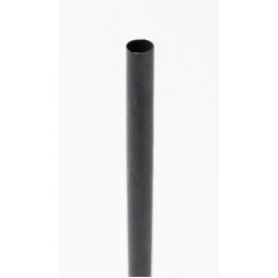 Black Agave Jumbo Straw 8.25 mm x 21 cm wrapped