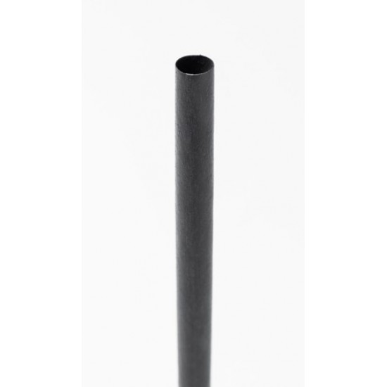 Black Agave Jumbo Straw 8.25 mm x 21 cm