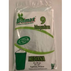  Bolsa Mediana Transparente Bolmax