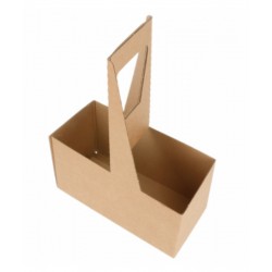 Cardboard cup holder with handle, #2