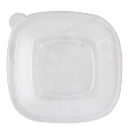 PLA square transparent LID 24-48 oz