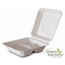 Compostable Box 9X9 w/division