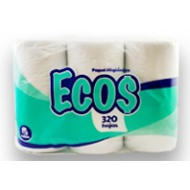 Eco Toilet Paper 300 Double Sheets (4x12: package)