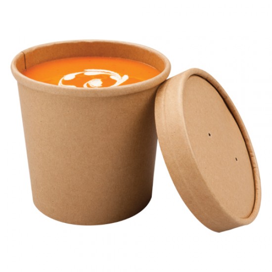 Lids for Kraft 8 -16oz Round Containers