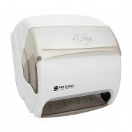 Dispenser for Roll Hand Towel with Forearm Lever 
